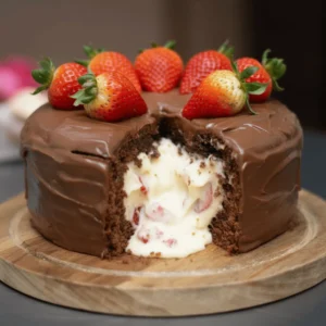 Pastel Relleno de Chocolate Garpez 21cm – 12 a 14 Porciones – El Más Deseado de Quito